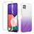 Coque Ultra Fine Transparente Souple Housse Etui 360 Degres Avant et Arriere Degrade ZJ2 pour Samsung Galaxy F42 5G Violet