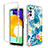 Coque Ultra Fine Transparente Souple Housse Etui 360 Degres Avant et Arriere JX3 pour Samsung Galaxy A03s Bleu Ciel