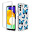 Coque Ultra Fine Transparente Souple Housse Etui 360 Degres Avant et Arriere JX3 pour Samsung Galaxy F02S SM-E025F Bleu