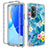 Coque Ultra Fine Transparente Souple Housse Etui 360 Degres Avant et Arriere pour Huawei Honor 50 SE 5G Cyan