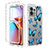 Coque Ultra Fine Transparente Souple Housse Etui 360 Degres Avant et Arriere pour Motorola Moto Edge Plus (2023) 5G Bleu