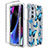 Coque Ultra Fine Transparente Souple Housse Etui 360 Degres Avant et Arriere pour Motorola Moto Edge X30 5G Bleu