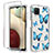 Coque Ultra Fine Transparente Souple Housse Etui 360 Degres Avant et Arriere pour Samsung Galaxy A12 5G Bleu