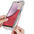 Coque Ultra Fine Transparente Souple Housse Etui 360 Degres Avant et Arriere pour Samsung Galaxy A14 5G Petit