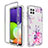 Coque Ultra Fine Transparente Souple Housse Etui 360 Degres Avant et Arriere pour Samsung Galaxy A22 4G Rose
