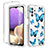 Coque Ultra Fine Transparente Souple Housse Etui 360 Degres Avant et Arriere pour Samsung Galaxy A32 4G Bleu