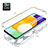 Coque Ultra Fine Transparente Souple Housse Etui 360 Degres Avant et Arriere pour Samsung Galaxy A52 4G Petit
