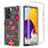 Coque Ultra Fine Transparente Souple Housse Etui 360 Degres Avant et Arriere pour Samsung Galaxy A72 4G Rouge