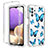 Coque Ultra Fine Transparente Souple Housse Etui 360 Degres Avant et Arriere pour Samsung Galaxy M32 5G Bleu