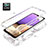 Coque Ultra Fine Transparente Souple Housse Etui 360 Degres Avant et Arriere pour Samsung Galaxy M32 5G Petit