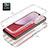 Coque Ultra Fine Transparente Souple Housse Etui 360 Degres Avant et Arriere pour Samsung Galaxy M44 5G Petit