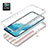 Coque Ultra Fine Transparente Souple Housse Etui 360 Degres Avant et Arriere pour Samsung Galaxy Quantum4 5G Petit