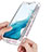 Coque Ultra Fine Transparente Souple Housse Etui 360 Degres Avant et Arriere pour Samsung Galaxy Quantum4 5G Petit