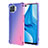 Coque Ultra Fine Transparente Souple Housse Etui Degrade G01 pour Oppo A93 Bleu