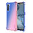 Coque Ultra Fine Transparente Souple Housse Etui Degrade G01 pour Oppo Find X2 Lite Bleu