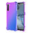 Coque Ultra Fine Transparente Souple Housse Etui Degrade G01 pour Oppo K7 5G Violet