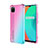 Coque Ultra Fine Transparente Souple Housse Etui Degrade G01 pour Realme C11 Cyan