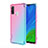 Coque Ultra Fine Transparente Souple Housse Etui Degrade H01 pour Huawei P Smart (2020) Cyan