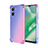 Coque Ultra Fine Transparente Souple Housse Etui Degrade pour Realme C33 (2023) Bleu