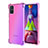 Coque Ultra Fine Transparente Souple Housse Etui Degrade pour Samsung Galaxy M51 Rose