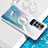 Coque Ultra Slim Silicone Souple Housse Etui Transparente avec Support Bague Anneau Aimante Magnetique BH1 pour Xiaomi Poco M4 Pro 5G Blanc