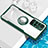 Coque Ultra Slim Silicone Souple Housse Etui Transparente avec Support Bague Anneau Aimante Magnetique BH1 pour Xiaomi Poco M4 Pro 5G Vert