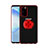 Coque Ultra Slim Silicone Souple Housse Etui Transparente avec Support Bague Anneau Aimante Magnetique C01 pour Samsung Galaxy S20 5G Rouge