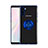 Coque Ultra Slim Silicone Souple Housse Etui Transparente avec Support Bague Anneau Aimante Magnetique S01 pour Samsung Galaxy Note 10 Petit