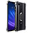 Coque Ultra Slim Silicone Souple Housse Etui Transparente avec Support Bague Anneau Aimante S01 pour Xiaomi Mi 8 Lite Noir