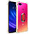 Coque Ultra Slim Silicone Souple Housse Etui Transparente avec Support Bague Anneau Aimante S01 pour Xiaomi Mi 8 Lite Rouge