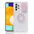 Coque Ultra Slim Silicone Souple Housse Etui Transparente avec Support S01 pour Samsung Galaxy A52s 5G Rose
