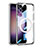 Coque Ultra Slim Silicone Souple Transparente avec Mag-Safe Magnetic Magnetique AC1 pour Samsung Galaxy S21 5G Argent