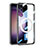 Coque Ultra Slim Silicone Souple Transparente avec Mag-Safe Magnetic Magnetique AC1 pour Samsung Galaxy S21 5G Noir