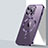 Coque Ultra Slim Silicone Souple Transparente avec Mag-Safe Magnetic Magnetique LD2 pour Apple iPhone 13 Pro Max Violet