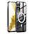 Coque Ultra Slim Silicone Souple Transparente avec Mag-Safe Magnetic Magnetique M02 pour Samsung Galaxy S21 FE 5G Noir