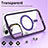 Coque Ultra Slim Silicone Souple Transparente avec Mag-Safe Magnetic Magnetique SD1 pour Apple iPhone 13 Pro Petit