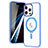 Coque Ultra Slim Silicone Souple Transparente avec Mag-Safe Magnetic Magnetique SD1 pour Apple iPhone 15 Pro Petit