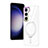 Coque Ultra Slim Silicone Souple Transparente avec Mag-Safe Magnetic Magnetique SD1 pour Samsung Galaxy S21 5G Petit