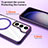 Coque Ultra Slim Silicone Souple Transparente avec Mag-Safe Magnetic Magnetique SD1 pour Samsung Galaxy S21 5G Petit