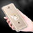 Coque Ultra Slim Silicone Souple Transparente avec Support Bague Anneau pour Huawei Honor 6C Clair Petit