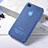 Coque Ultra Slim Silicone Souple Transparente Mat pour Apple iPhone 4 Bleu Petit