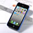 Coque Ultra Slim Silicone Souple Transparente Mat pour Apple iPhone 4 Bleu Petit