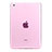 Coque Ultra Slim Silicone Souple Transparente pour Apple iPad Mini 3 Rose Petit