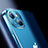 Coque Ultra Slim Silicone Souple Transparente pour Apple iPhone 15 Plus Bleu Petit