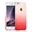 Coque Ultra Slim Transparente Souple Degrade pour Apple iPhone 6S Plus Rouge