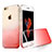 Coque Ultra Slim Transparente Souple Degrade pour Apple iPhone 6S Plus Rouge Petit