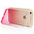 Coque Ultra Slim Transparente Souple Degrade pour Apple iPhone 6S Plus Rouge Petit