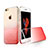 Coque Ultra Slim Transparente Souple Degrade pour Apple iPhone 6S Rouge Petit