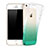 Coque Ultra Slim Transparente Souple Degrade pour Apple iPhone SE Vert