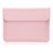 Double Pochette Housse Cuir L02 pour Huawei Honor MagicBook 15 Rose